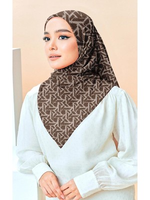 İpekal Soft Pamuk Eşarp-90 x 90 -06099 Kahve-Vizon