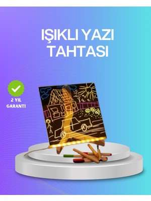 Verto Çocuklar ve Yetişkinler Için USB LED Işıklı Çizim Panosu
