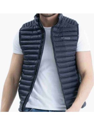 Columbia Titanium Alpha Lacivert Slim Fit Erkek Termal Yelek