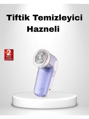 Verto USB Şarjlı Tiftik Temizleyici – Kolay Temizlenen Hazne ve Bıçak, Taşınabilir