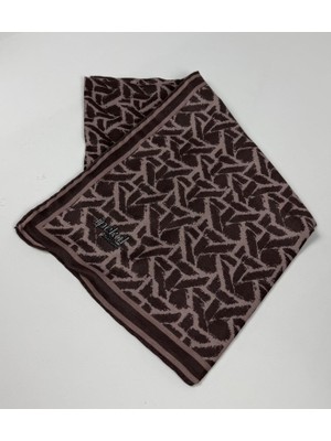 İpekal Soft Pamuk Eşarp-90 x 90 -06099 Kahve-Pudra