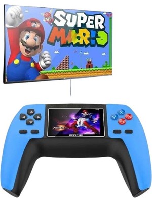 Retro Konsol P5 Uyumlu Taşınabilir 520 Oyunlu Kablosuz Game Stick