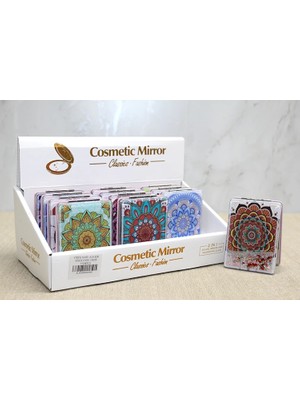 Mandala Desenli Hareketli Sulu El Aynası ALK4581 (Store-Mania)