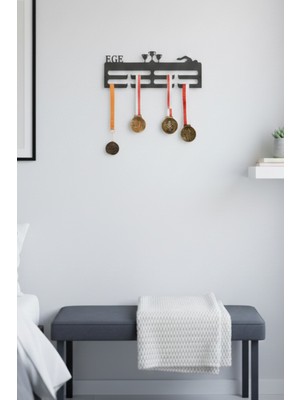 Grandmix Kişiye Özel Isimli Madalya Askılığı Yüzme Madalya Askısı