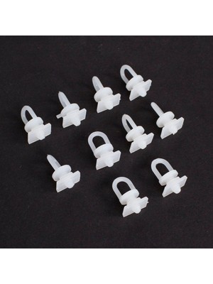 Perde Düğmesi 10 Adet Dikdörtgen Tabanlı