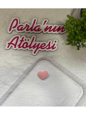 Parla'nın Atölyesi Kız Çocuk  Klipsli Saç Tokası Pembe Kalp