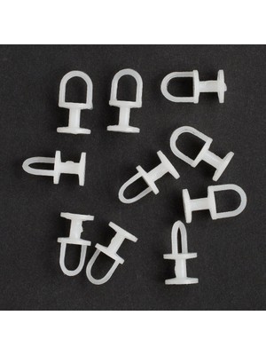 Perde Düğmesi 10 Adet Yuvarlak Tabanlı