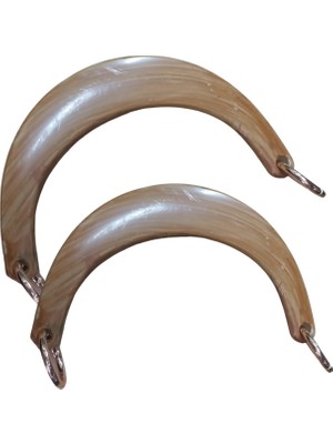 Çanta Sapı Ay Model Açık Kahverengi 17 cm