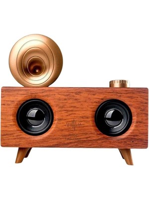 Gramafon Nostaljik Radyo Yüksek Ses Kalitesi USB Tf Kart Aux