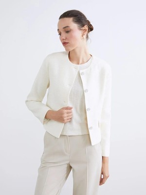 LC Waikiki Bisiklet Yaka Kadın Ceket  (W5)