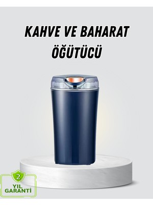 Verto Kahve ve Baharat Öğütücü Otomatik Mekanizmalı Dayanıklı Çelik