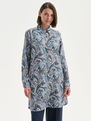 Lc Waikiki Yeni Sezon Desenli Kadın Gömlek Tunik