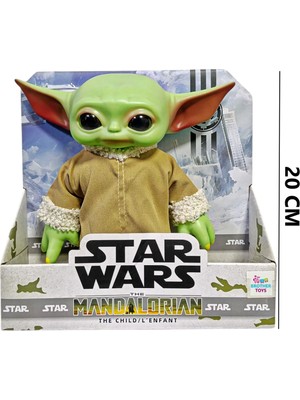 Brother Toys Baby Yoda Kaliteli Figür 20 Cm. Mandalorian Oyuncak Yıldız Savaşları
