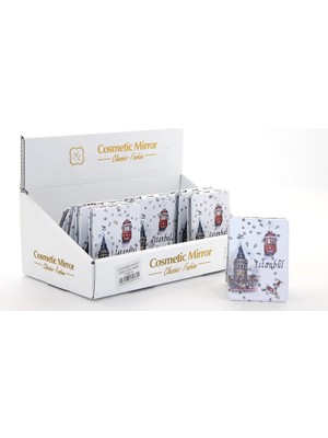 Taşlı Istanbul Tasarımı El Aynası Ince ALK2917 (Store-Mania)