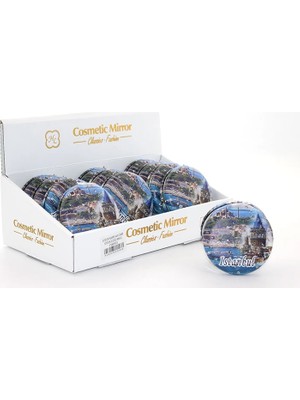 Taşlı Istanbul Tasarımı El Aynası Kalın ALK2488 (Store-Mania)