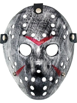 Jason Maskesi Hannibal Maskesi Metal Gümüş Renk 20X25 cm (Store-Mania)