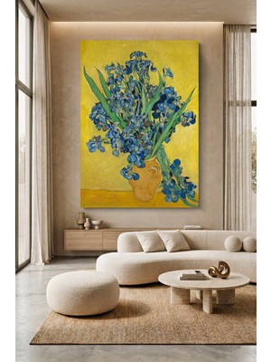 Wallivo Vincent Van Gogh Irisler Natürmort Kanvas Tablo