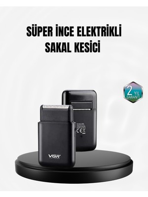 Astraltech Taşınabilir Elektrikli Tıraş Makinesi USB Şarjlı 5W Motor ve 0.3 mm Hassas Kesim