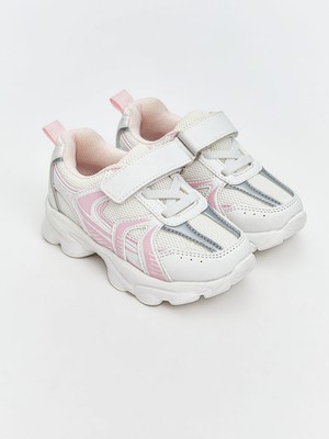 Lc Waikiki Yeni Sezon Bağcık ve Cırt Cırtlı Kız Bebek Spor Ayakkabı