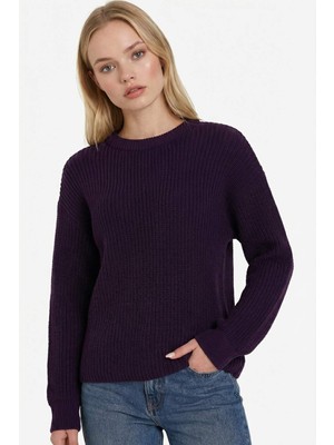 DeFacto Regular Fit Bisiklet Yaka Selanik Kumaş Basic Düz Triko Kazak H6905AZ25WN