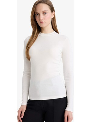 DeFacto Slim Fit Uzun Kollu Tişört G8820AX26SP