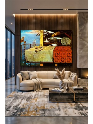 Wallivo Salvador Dali Nature Morte Vivante Sürrealist Kanvas Tablo