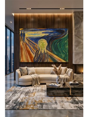Wallivo Edvard Munch Çığlık | Dışavurumculuk Akımının Başyapıtı Kanvas Tablo