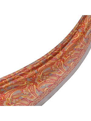 İpekevi Ipekevi Desenli Tensoft Şal - Armoni Desenli - Füme