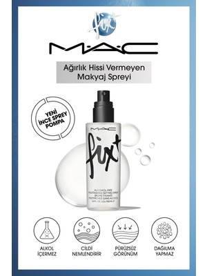 M.A.C Ciltleri Pürüzsüzleştirici,anında Sabitleyici Gün Boyu Kalıcılık Sağlayan Makyaj Sabitleyici 100 ml