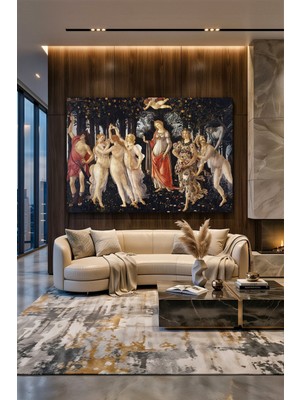 Wallivo Sandro Botticelli Ilkbahar Bahçesi Alegori La Primavera Kanvas Tablo