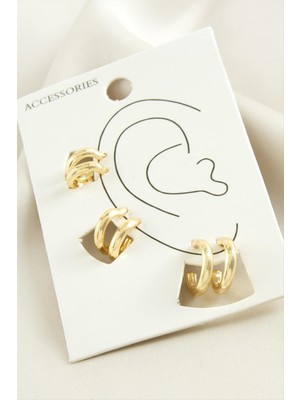 6 Adet Halka Kıkırdak Küpe