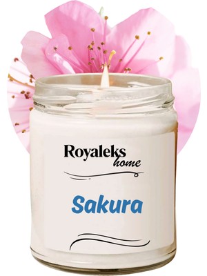 Marsilyan Doğal Özel Seri Kokulu Dekoratif Kavanoz Mum 210 cc - Sakura - Ryl
