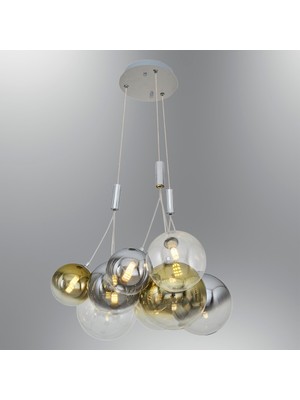 Özcan Aydınlatma 4515-3A-28 3 Lü Sarkıt Mıxed