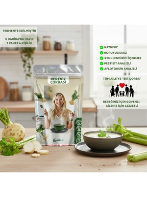 Belu Gıda Atölyesi Kereviz Çorbası 50 Gram 12 - 24 Ay İçin Sebze İçerikli Doğal Ürün