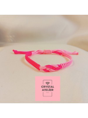 Crystal Atelier Sonsuzluk Figürlü Makrome Bileklik – Unisex Ayarlanabilir El Yapımı Makrome Bileklik - Sonsuzluk Bileklik - Makrome Bileklik - Dostluk Aşk Şans Sembolü Hediyelik Ip Sonsuzluk Bileklik