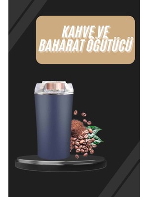 Verto Dayanıklı Paslanmaz Çelik Kolay Kullanım Kahve ve Baharat Öğütücü