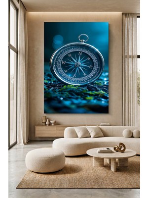 Wallivo Muhteşem Pusula Model 1 Kanvas Tablo