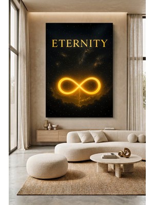 Wallivo Sonsuzluk Alıntı Kanvas Tablo