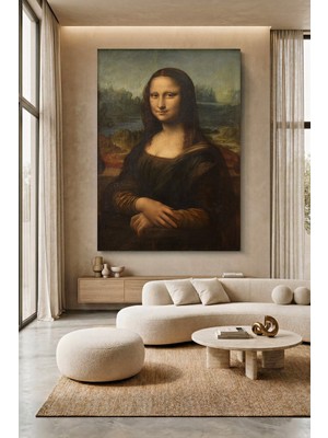 Wallivo Leonardo Da Vinci Mona Lisa Kanvas Tablo