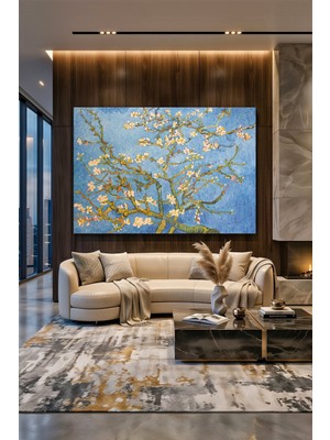 Wallivo Vincent Van Gogh Badem Çiçekleri Sanatsal Kanvas Tablo