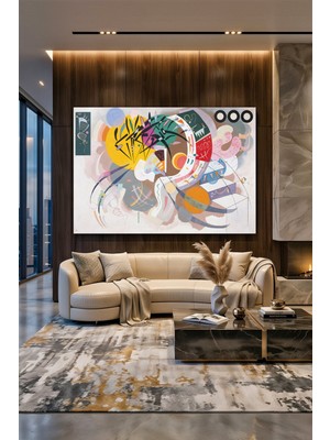 Wallivo Wassily Kandinsky Composition Vııı Bauhaus Dönemi Geometrik Soyut Kanvas Tablo