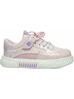 Trender Alessio Filet 055 Keten Pudra Kız Çocuk Sneaker CN04K055
