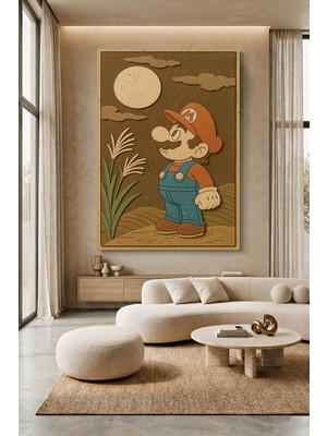 Wallivo Mario Dünyası Kanvas Tablo