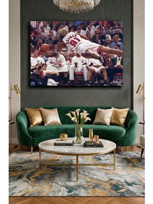 Wallivo Dennis Rodman "by Any Means" Temalı Modern Basketbol Kanvas Tablo