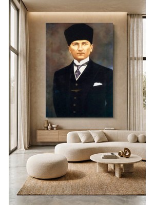Wallivo Mustafa Kemal Atatürk Modern Çizim - Model 18 Kanvas Tablo
