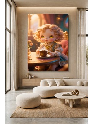 Wallivo Bebek Oyuncak Model 2 Çocuk Kanvas Tablo