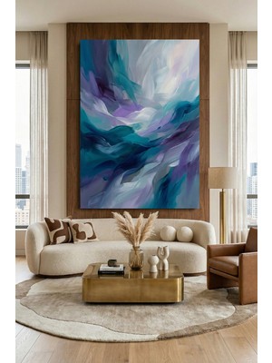 Wallivo Soğuk Ufukların Sessiz Akışı Kanvas Tablo