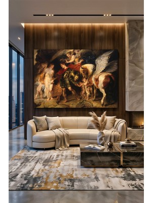Wallivo Peter Paul Rubens'in Mitolojik Perseus ve Andromeda Barok Sanatı Kanvas Tablo