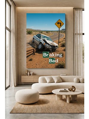 Wallivo Breaking Bad Dizi Temalı Kanvas Tablo