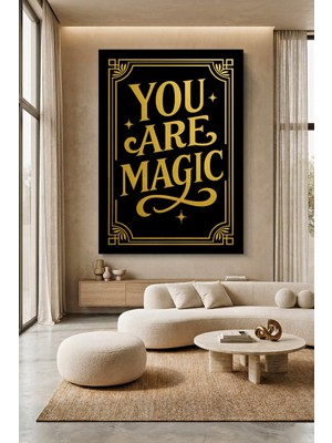 Wallivo Sen Büyüsün Alıntı Kanvas Tablo